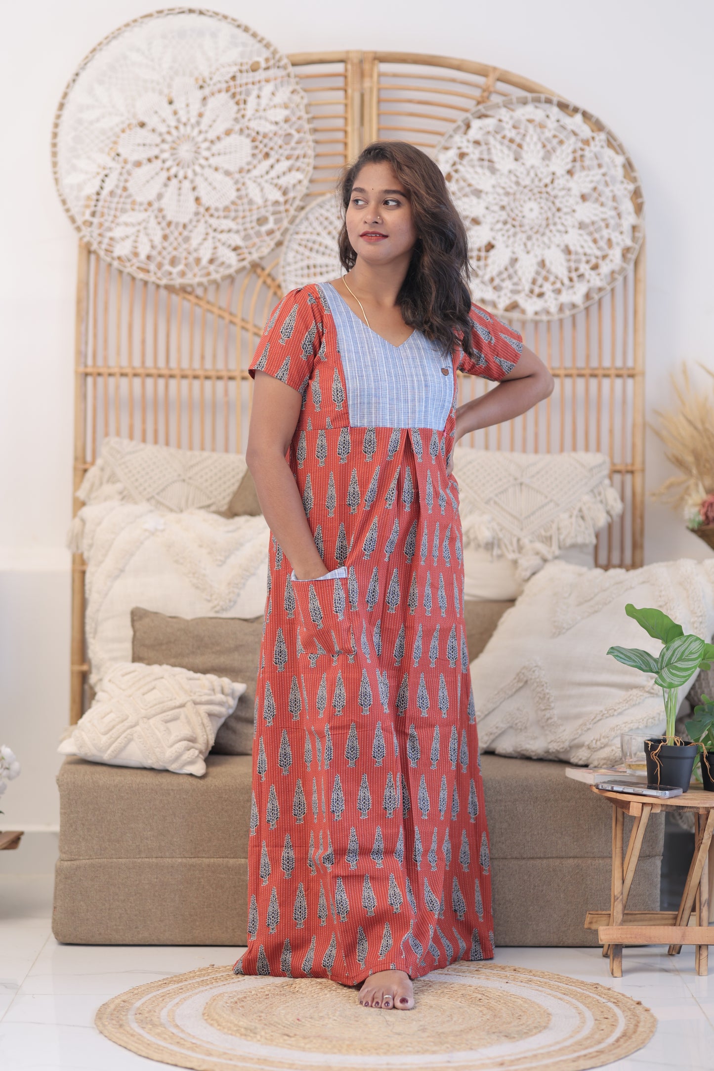 AYNI-NIGHTIES-Rust