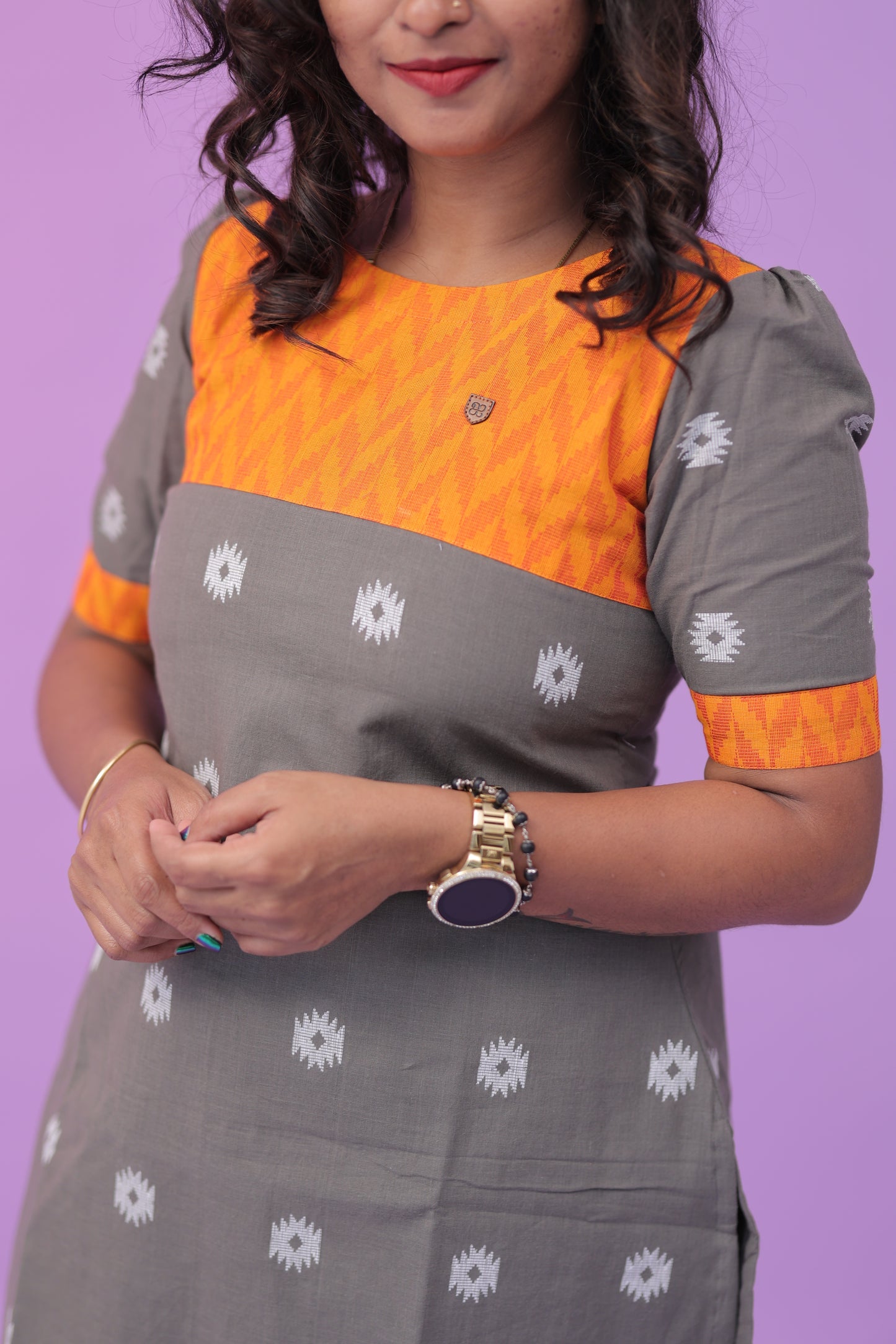 ORANGE CANDY-Cotton - top & bottom
