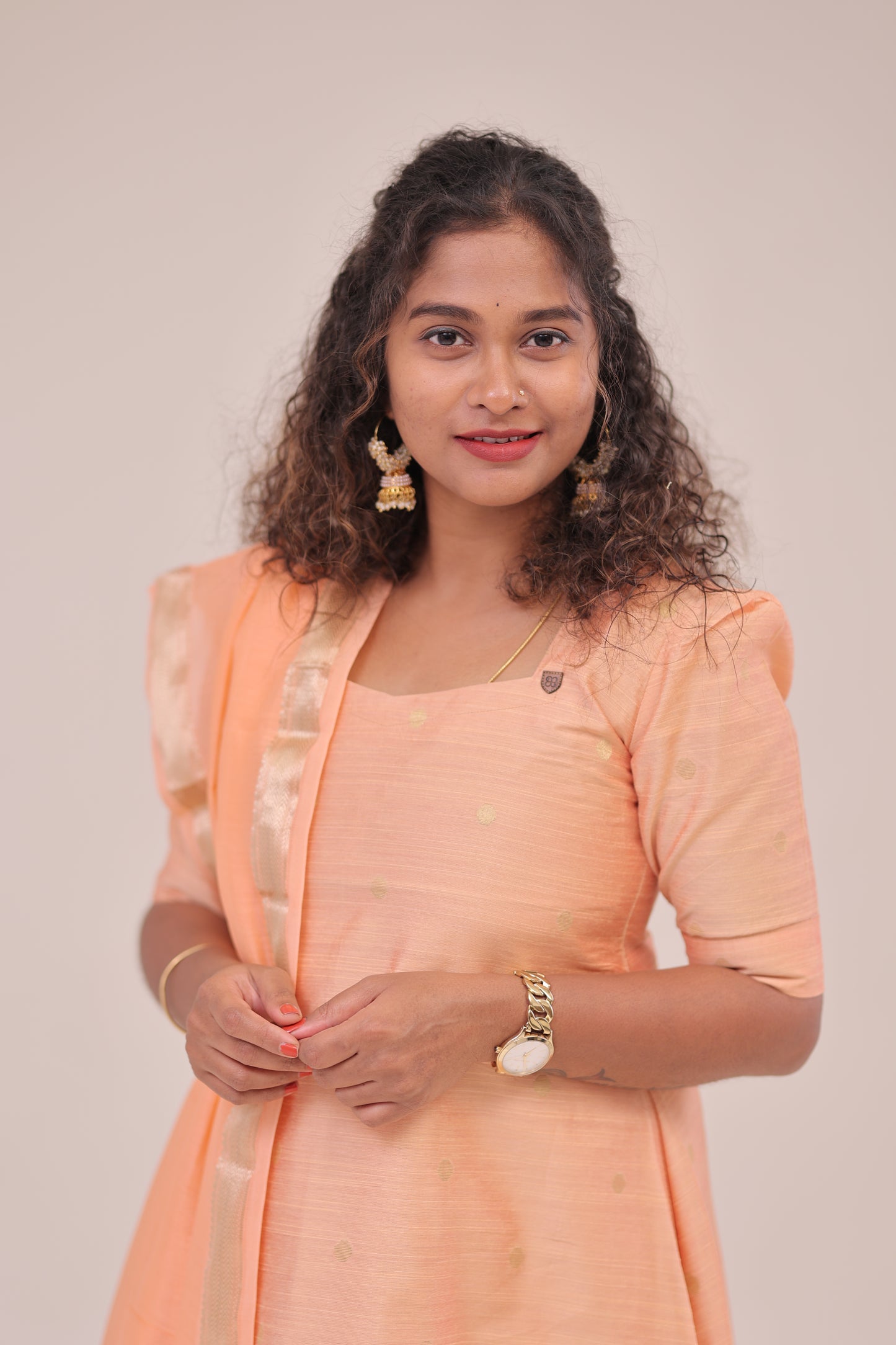THUGIL - RAWSILK set - PEACH/MAGENTA