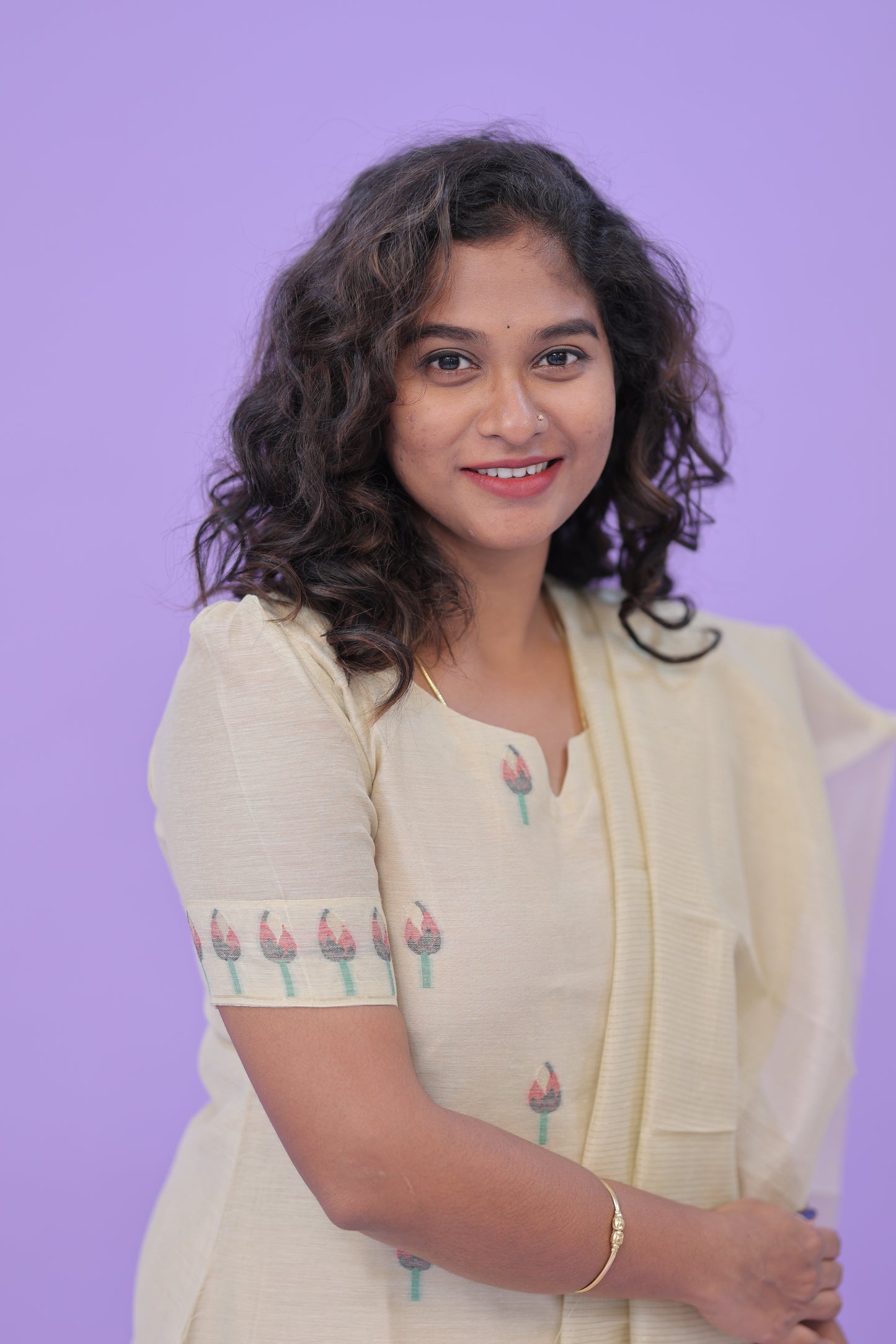 LUX-NIRANJANA-MILKWHITE-JAMDHANI-3 pc set