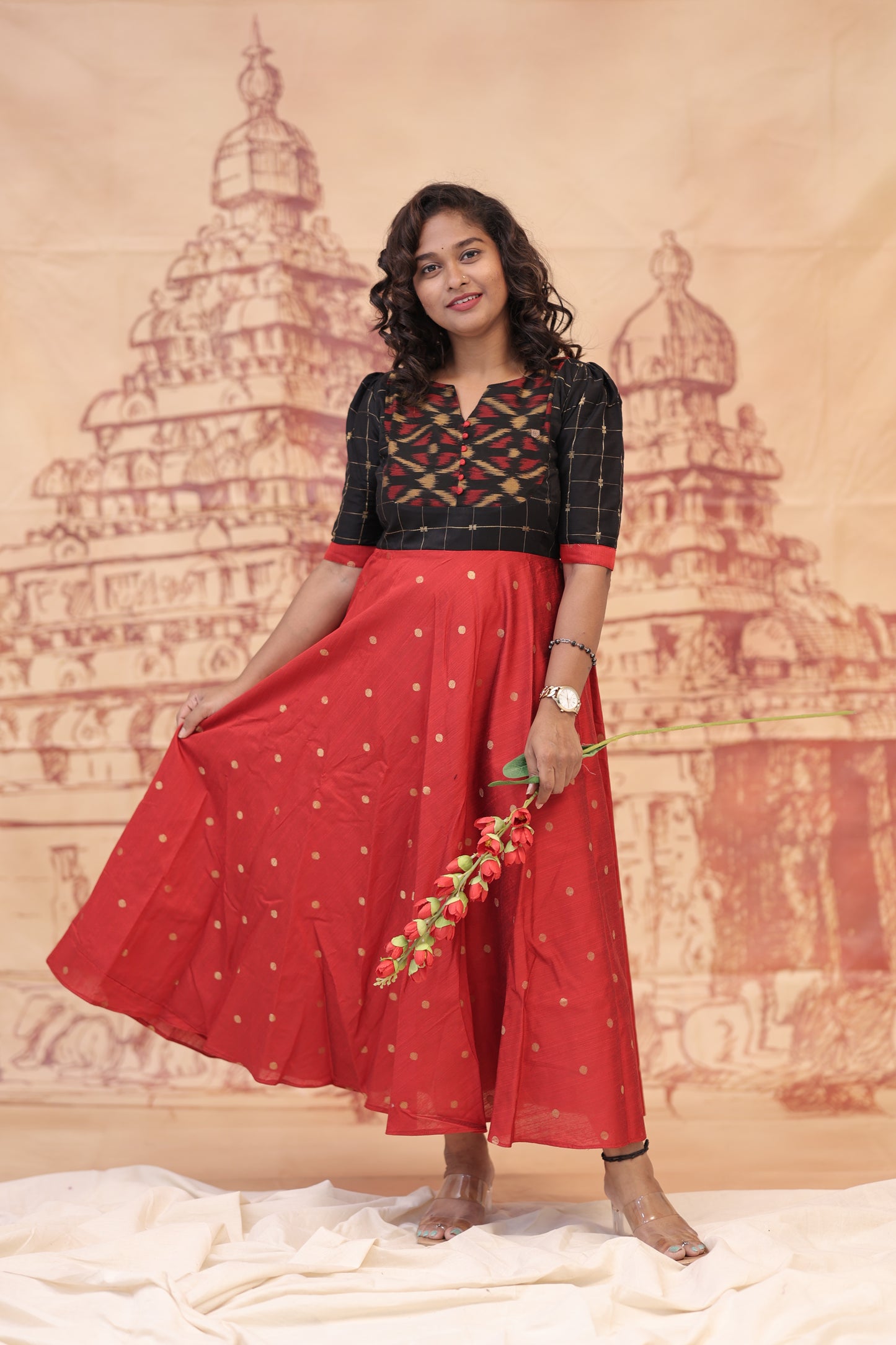 DUBION MAXI-MEENAKSHI -BLACK