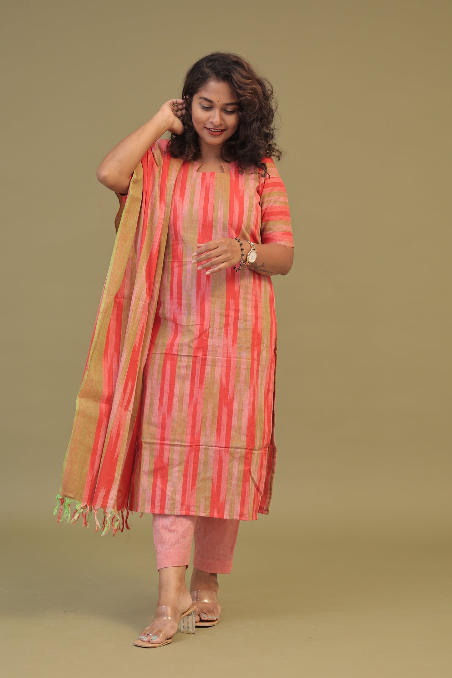 RANGOLI-ORANGE/GREEN