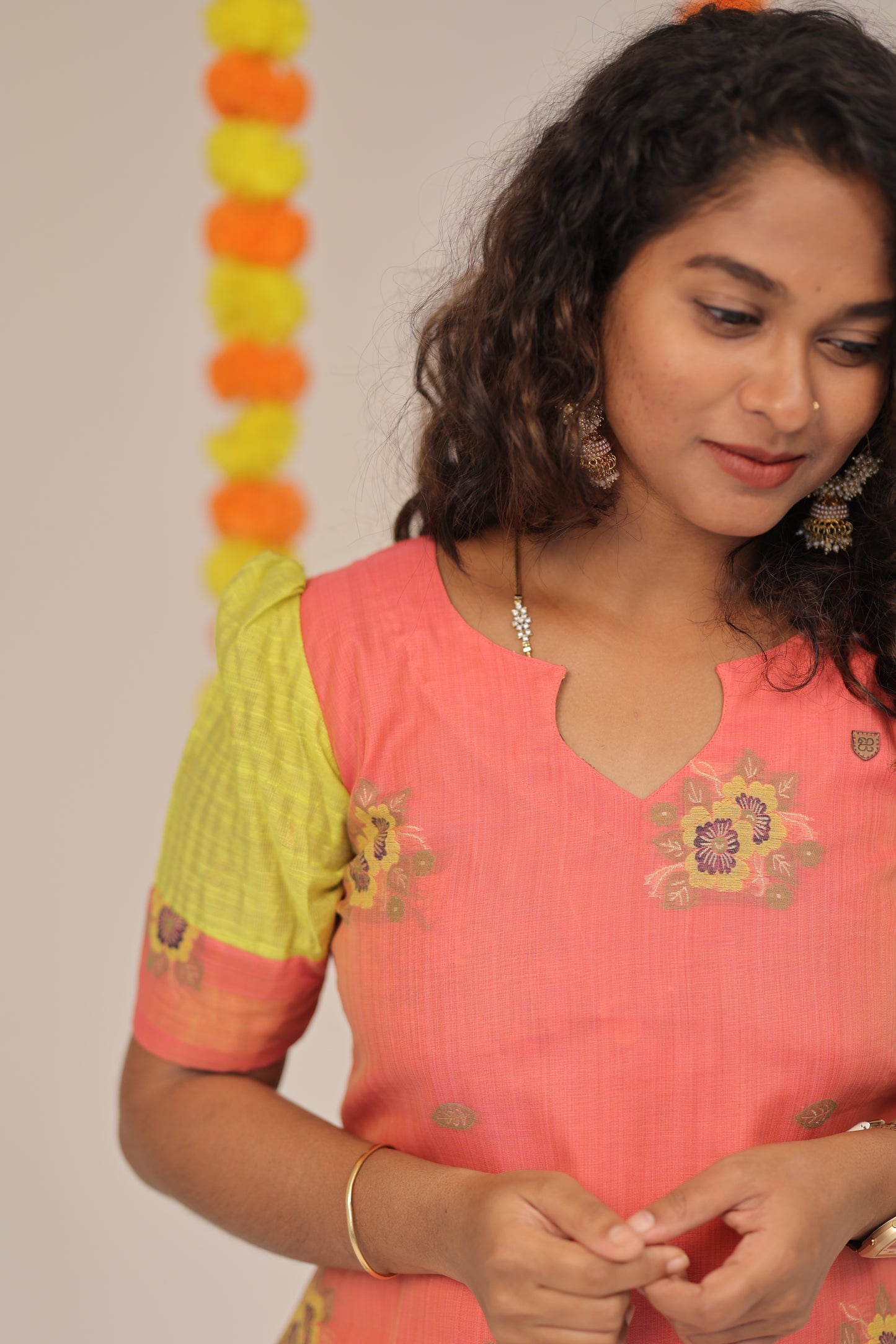 PGchanderi-AGOSHA-VASTHRANGAL-Peach-3pc set