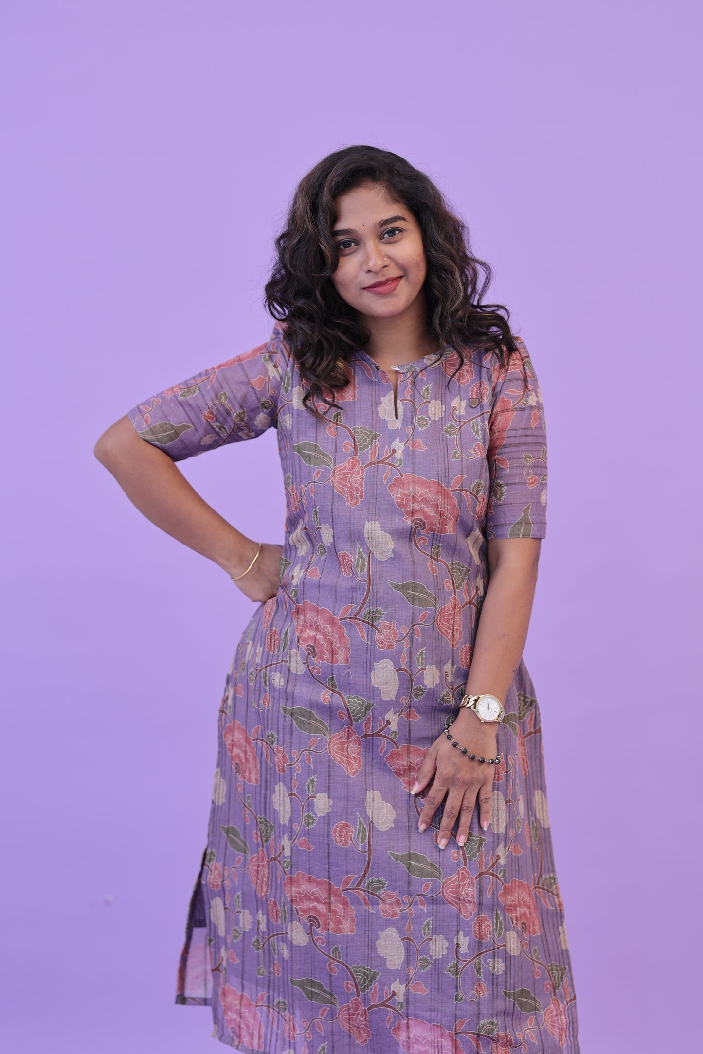 SUNNY-FLORAL-cotton co-ord-lavender