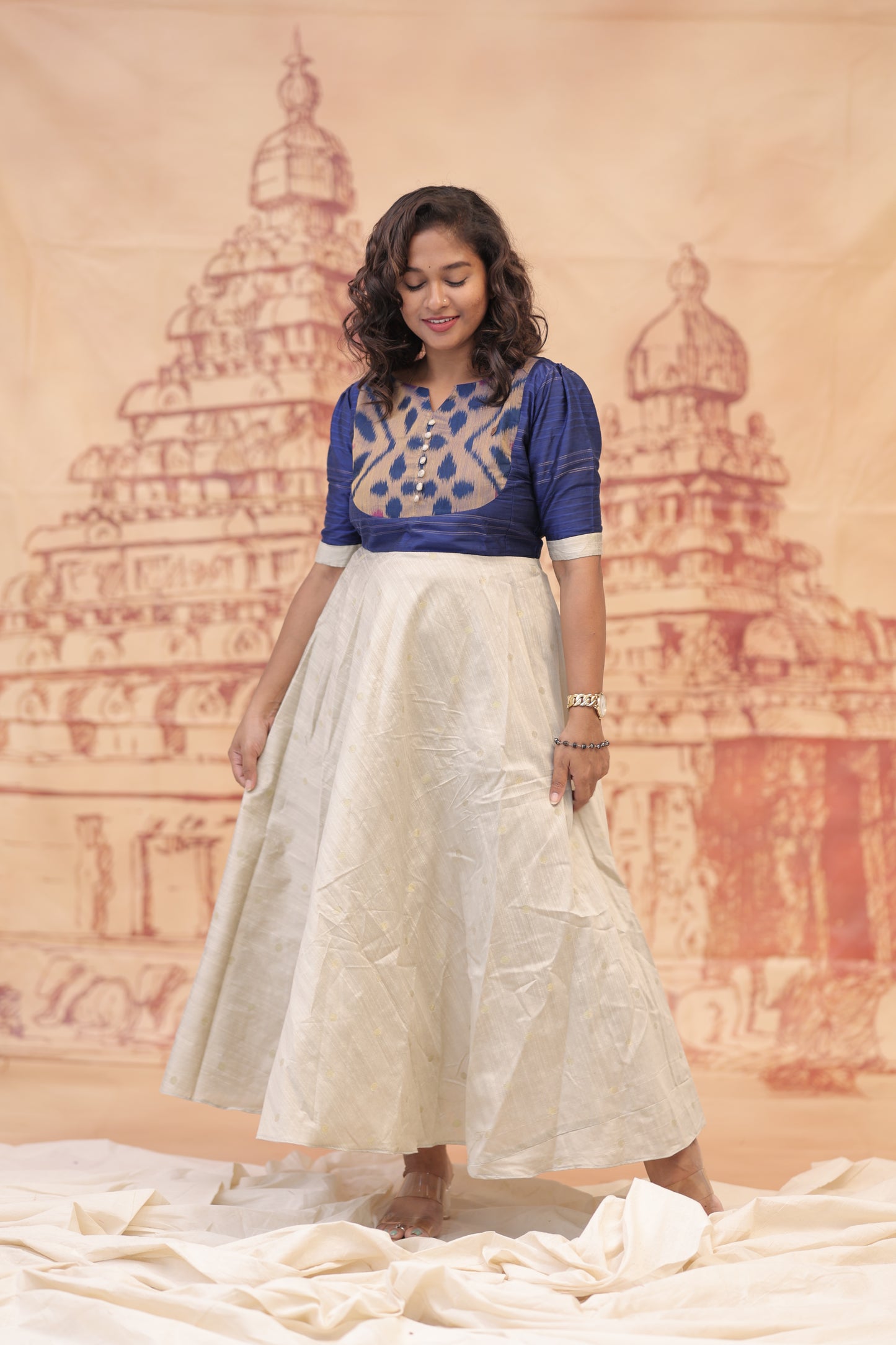 DUBION MAXI-MEENAKSHI -ROYAL BLUE