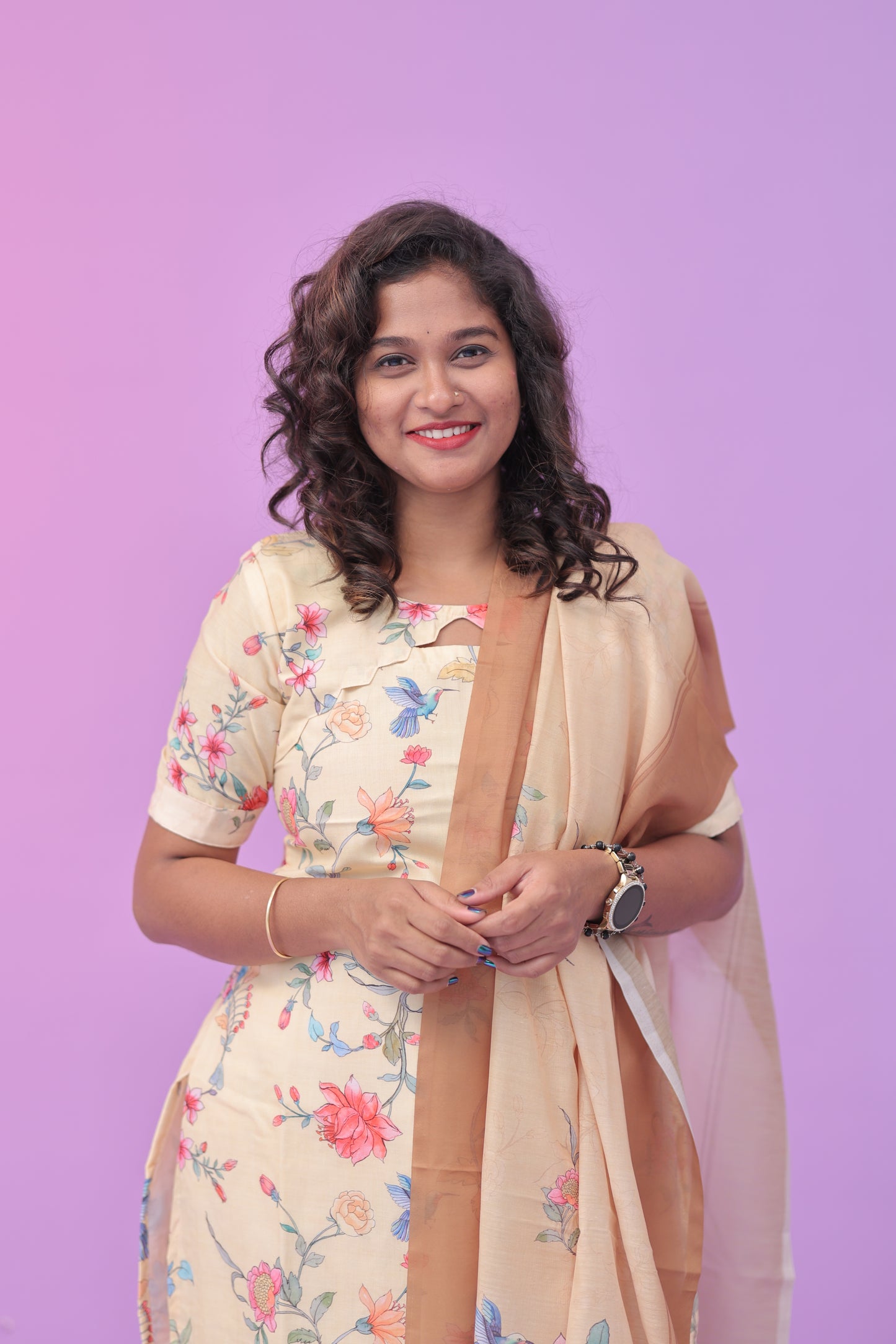 Mul cotton 3 pc set mustard