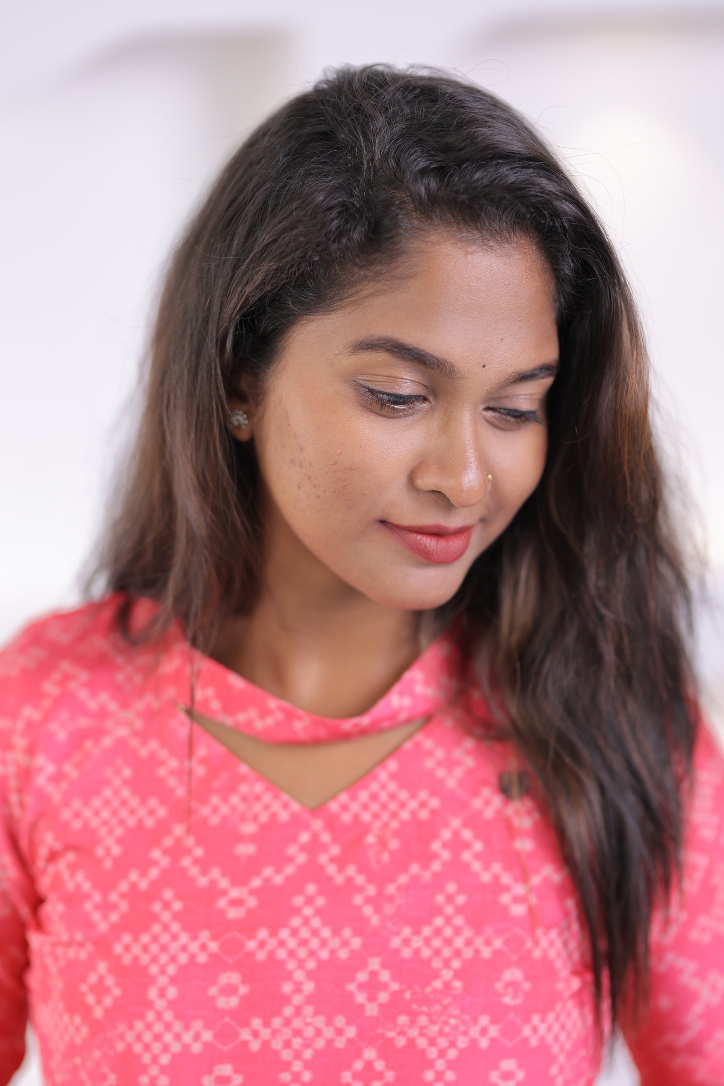 FUSIA PINK-geometric -CO-ORD