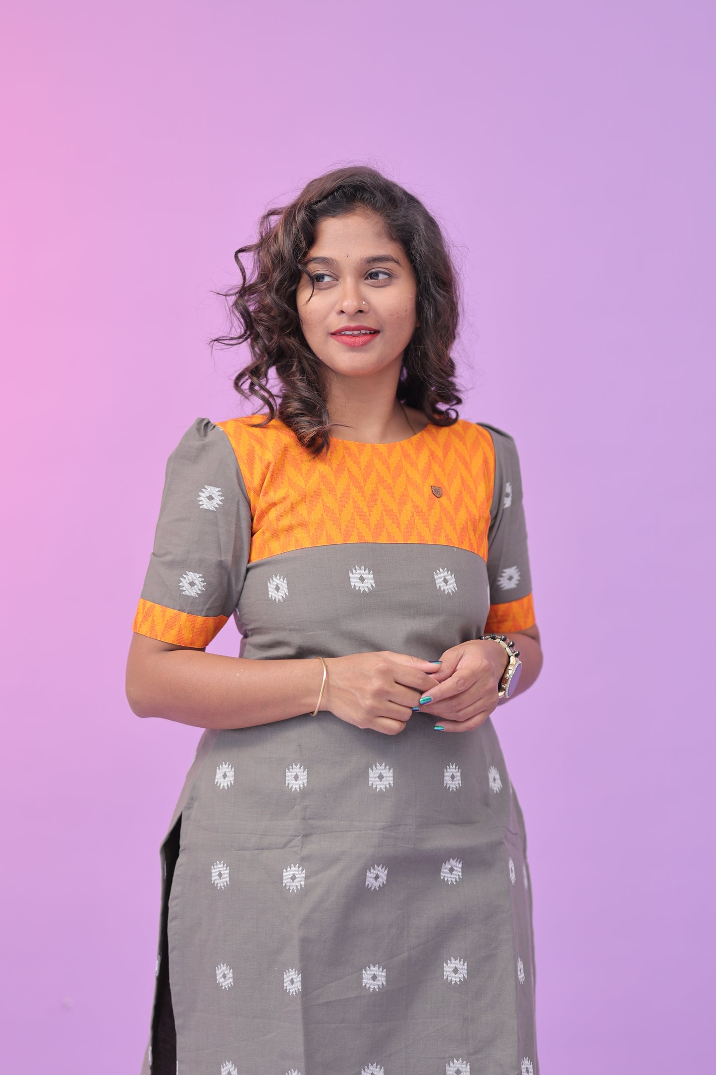 ORANGE CANDY-Cotton - top & bottom