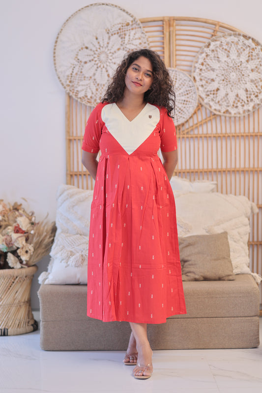 PIPING HOT -LOVE MATERNITY-GOWN