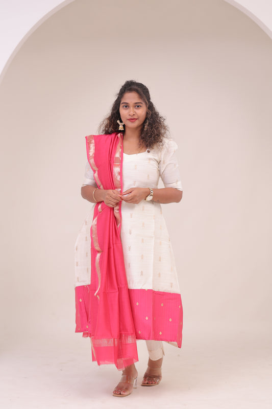 THUGIL - RAWSILK set - WHITE/RANI