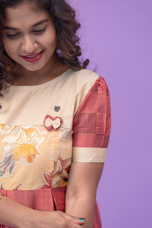 ANSHIKA 52 -PEACH BEIGE