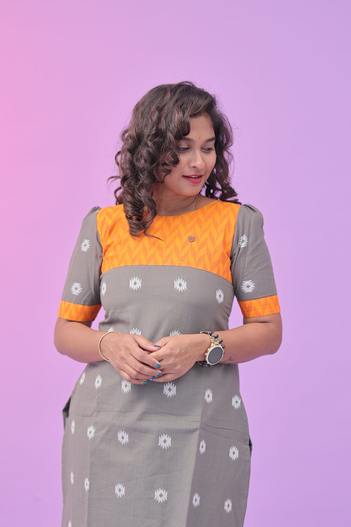 ORANGE CANDY-Cotton - top & bottom