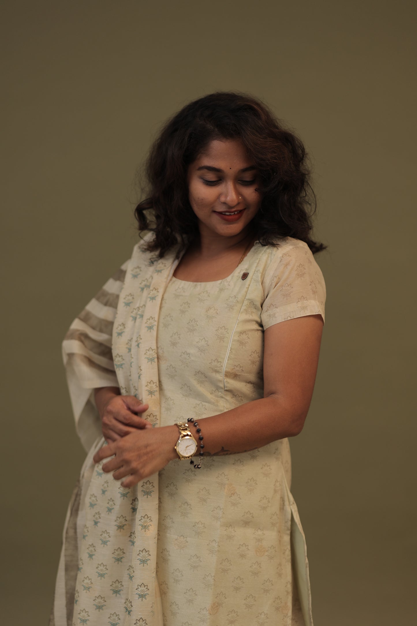 LUX- Chanderi green