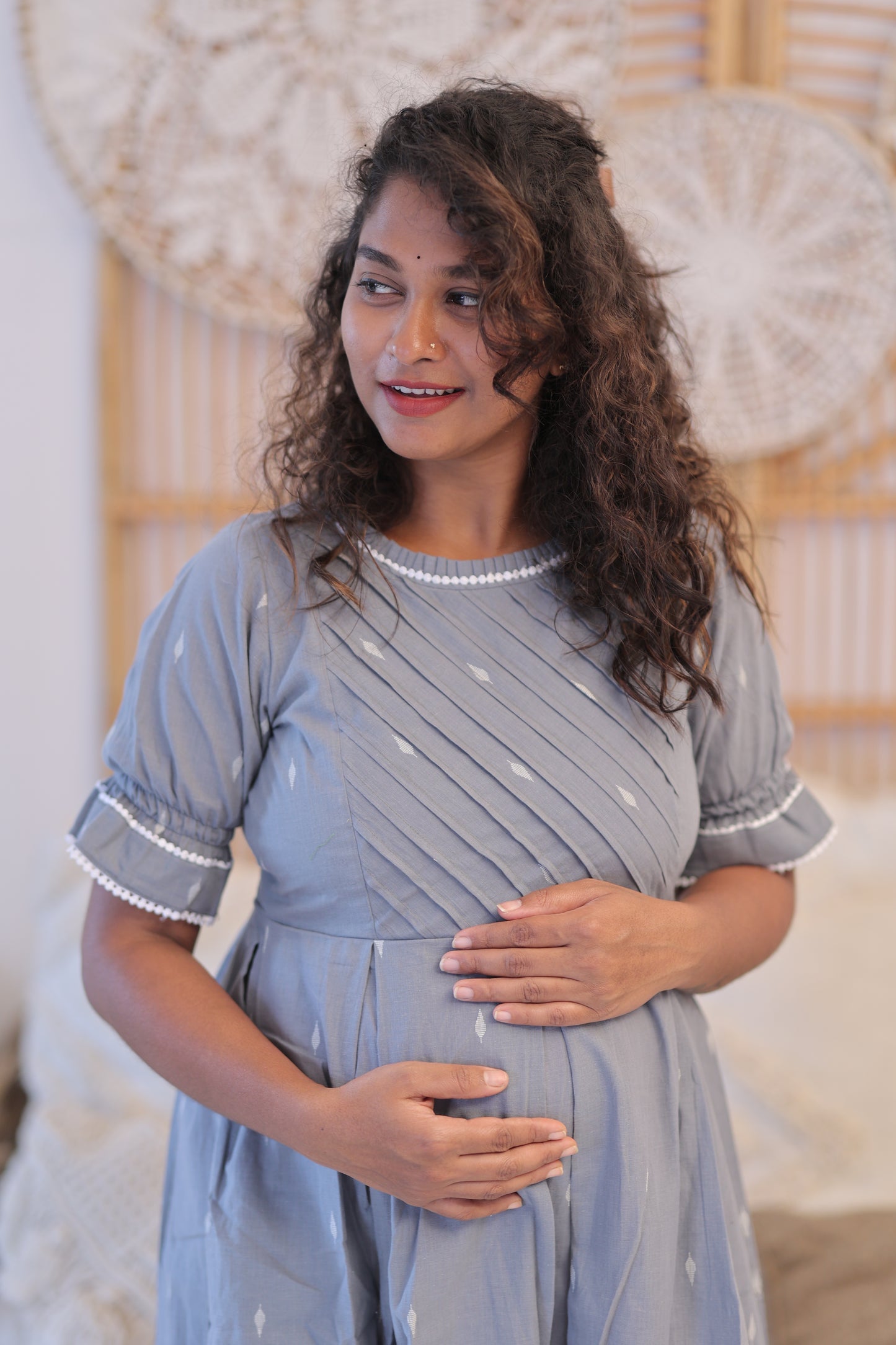 PIPING HOT -DOVE-GOWN