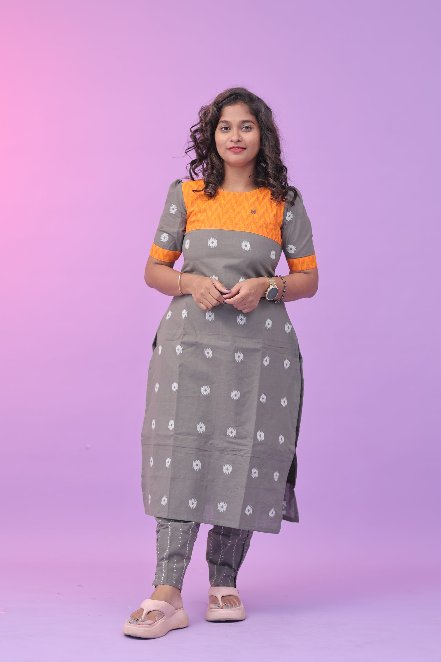 ORANGE CANDY-Cotton - top & bottom