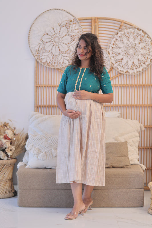 PIPING HOT -GREEN-WING-GOWN