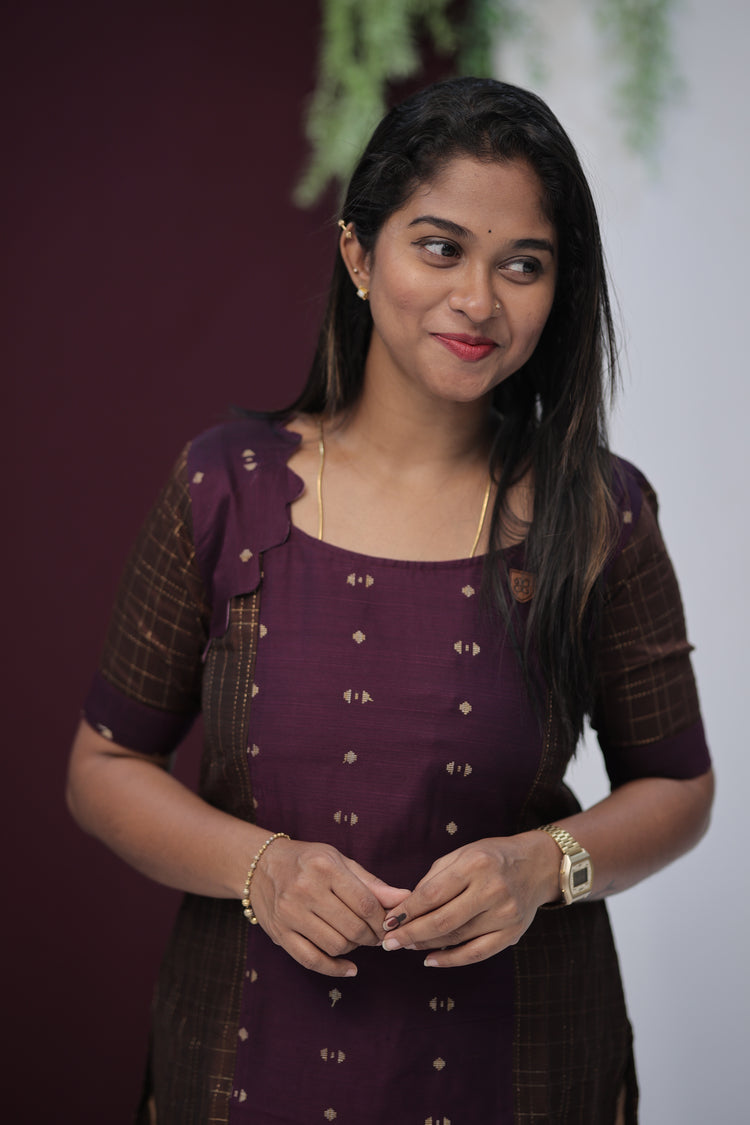 RAW SILK KURTIS