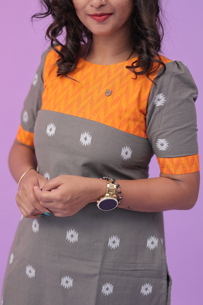 ORANGE CANDY-Cotton - top & bottom