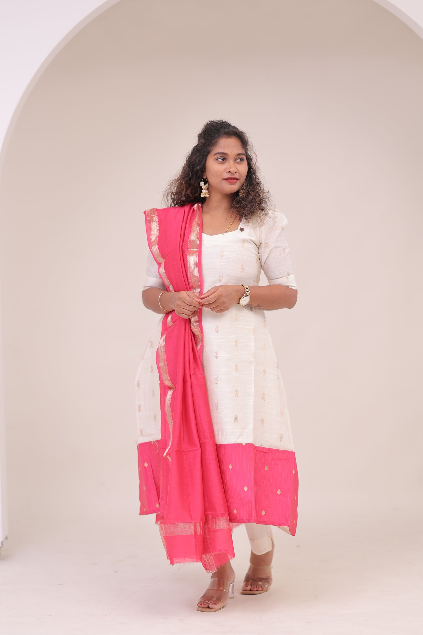 THUGIL - RAWSILK set - WHITE/RANI