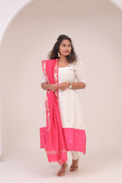 THUGIL - RAWSILK set - WHITE/RANI