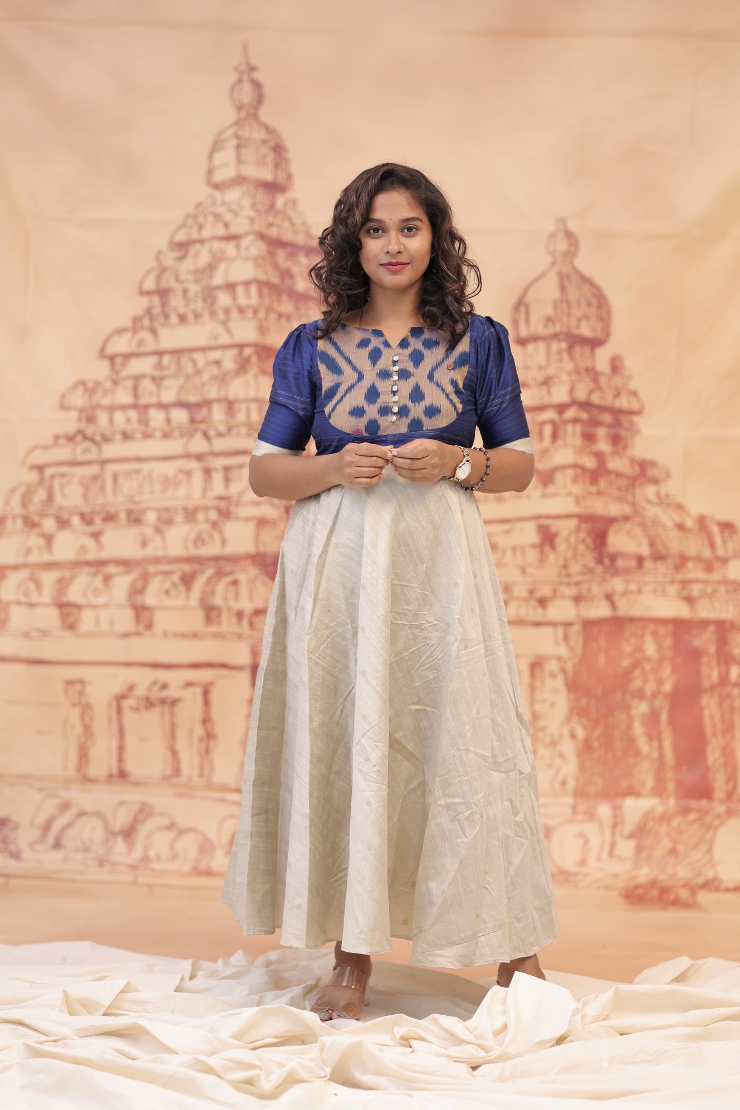 DUBION MAXI-MEENAKSHI -ROYAL BLUE