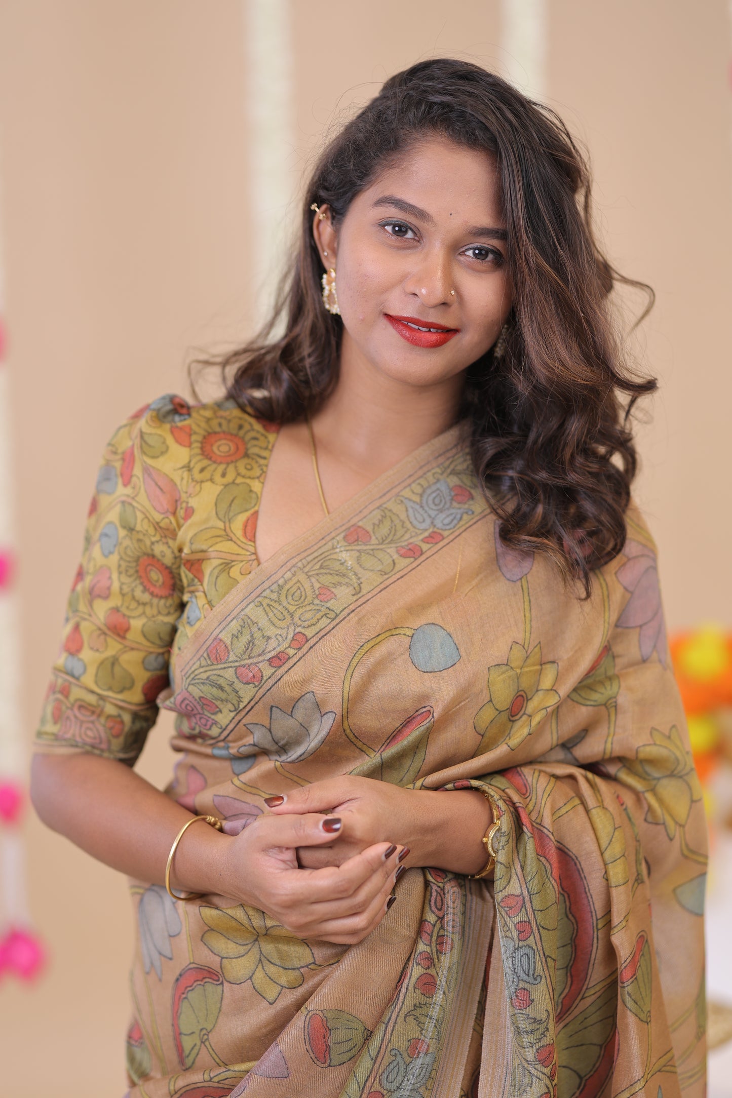 BOSSY GIRL-SAREE03-RUST