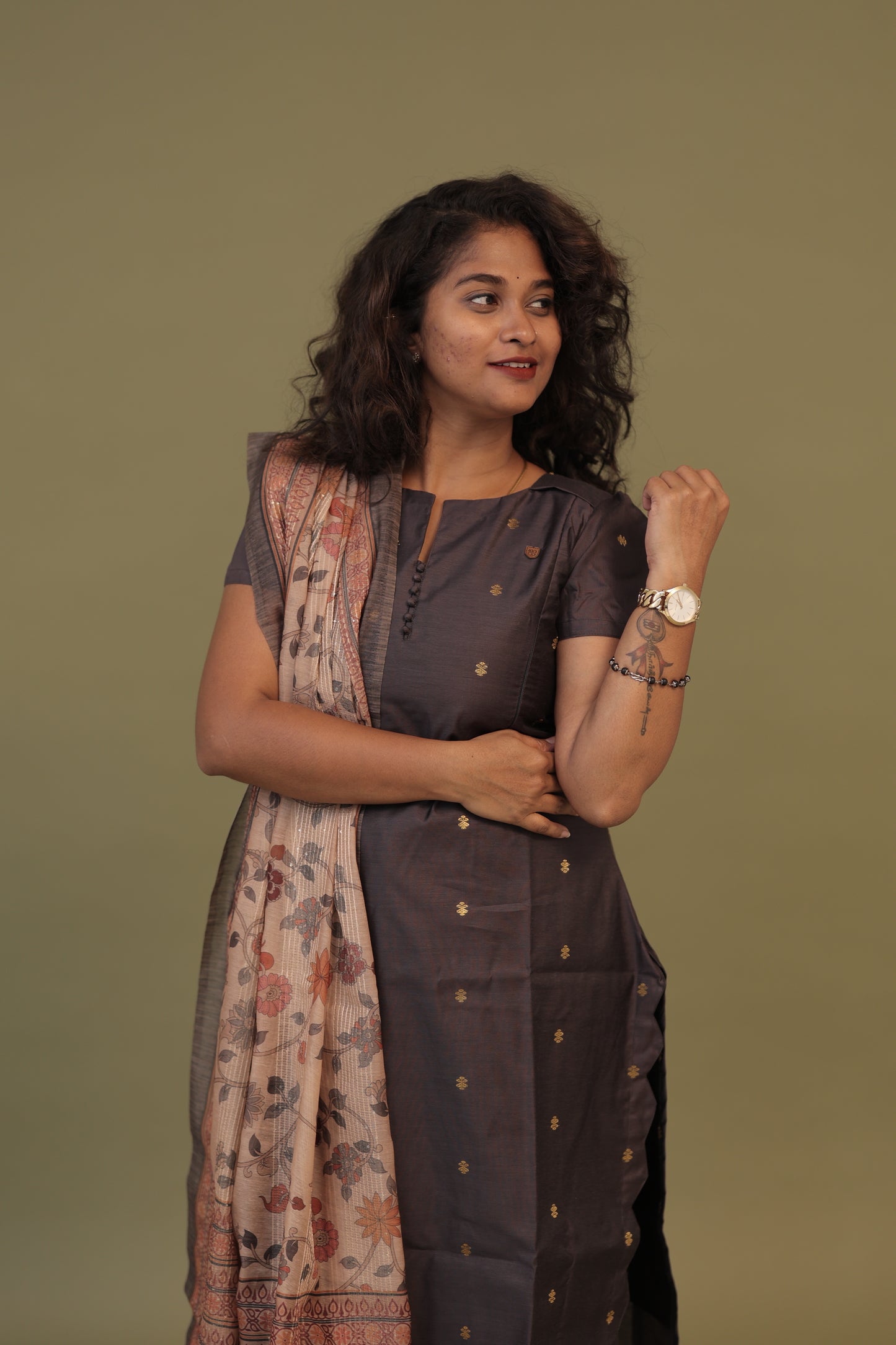 Chandrika - Tussar Kurti set