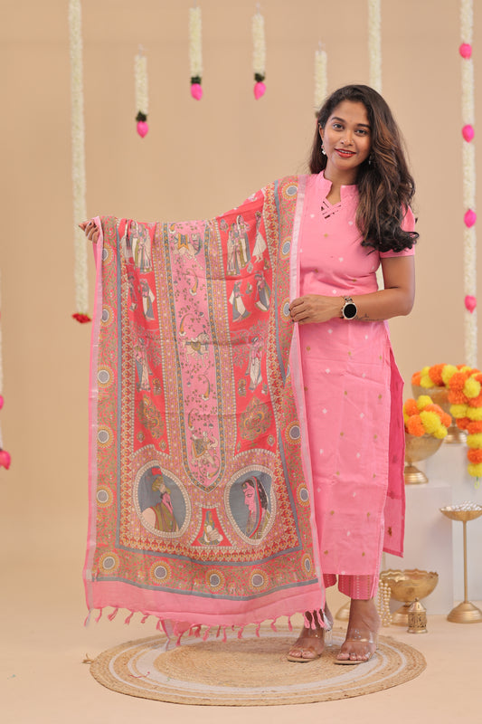 PREMIUM Pink Linen