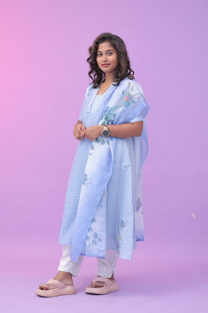 Mul cotton sky blue