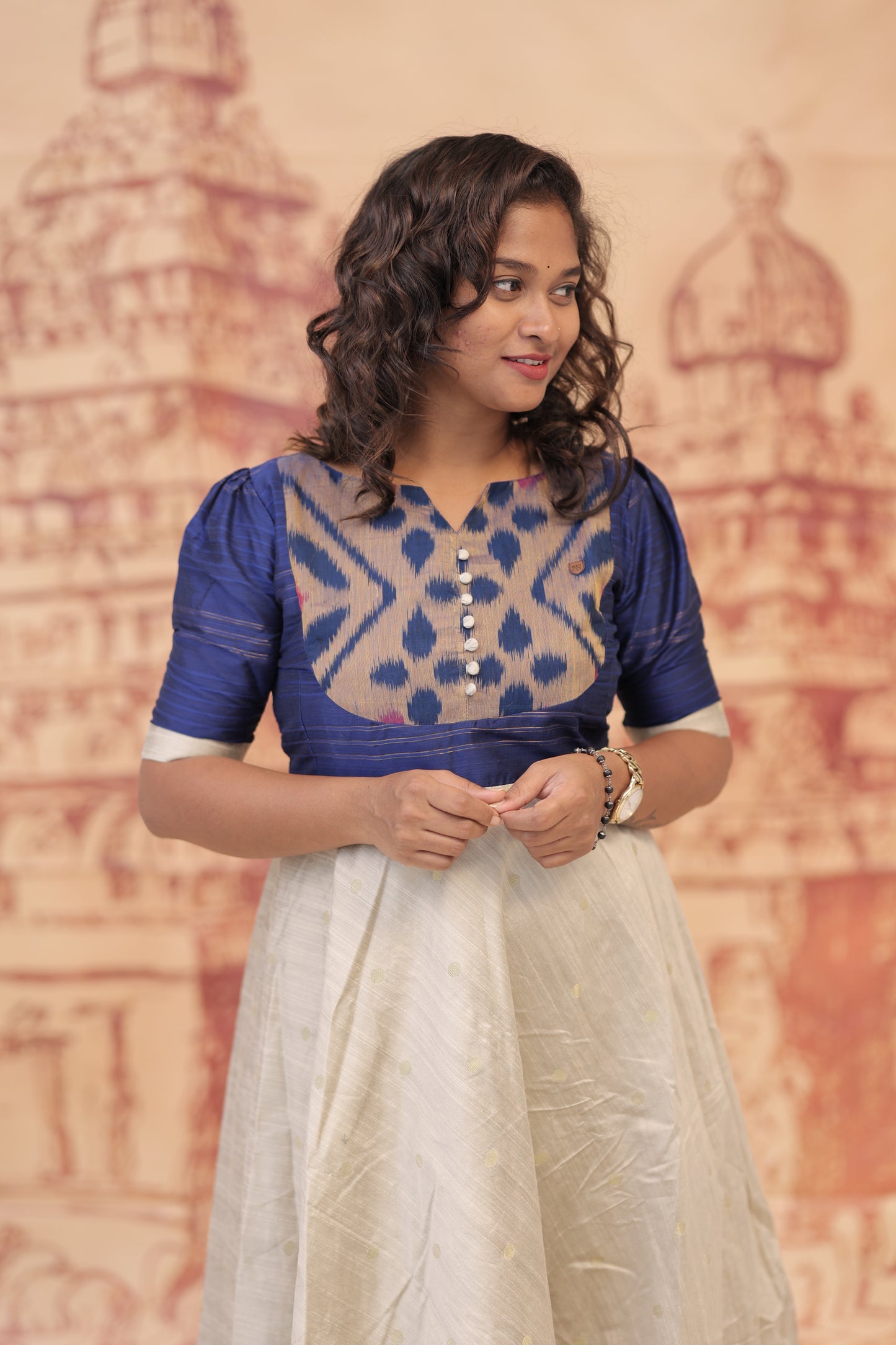 DUBION MAXI-MEENAKSHI -ROYAL BLUE