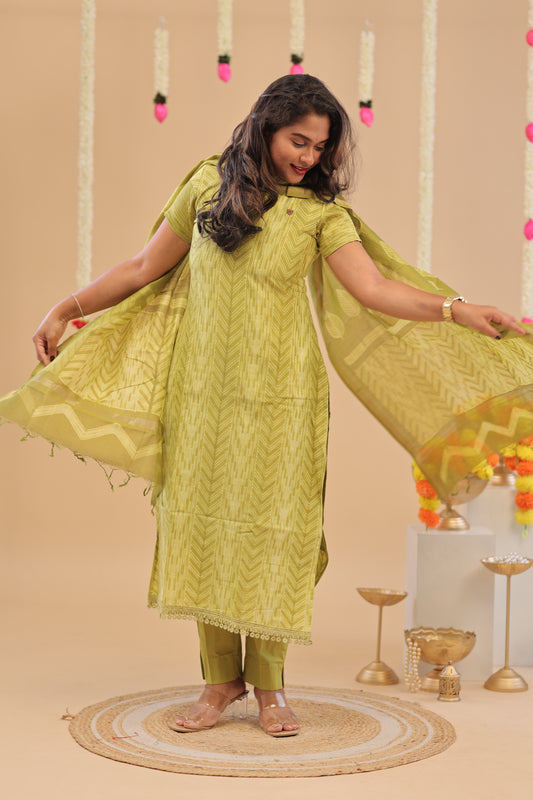 PREMIUM-CHANDERI green suits