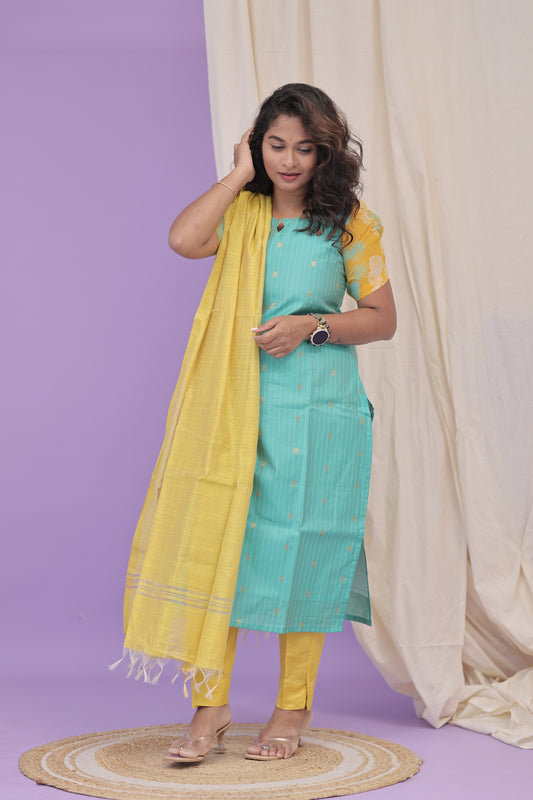 PGtussarsuits-KAAJAL-TEAL-yellow