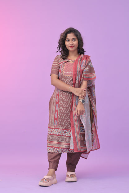 Mul cotton 3 pc set Wood