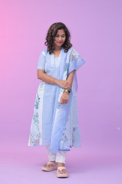 Mul cotton sky blue