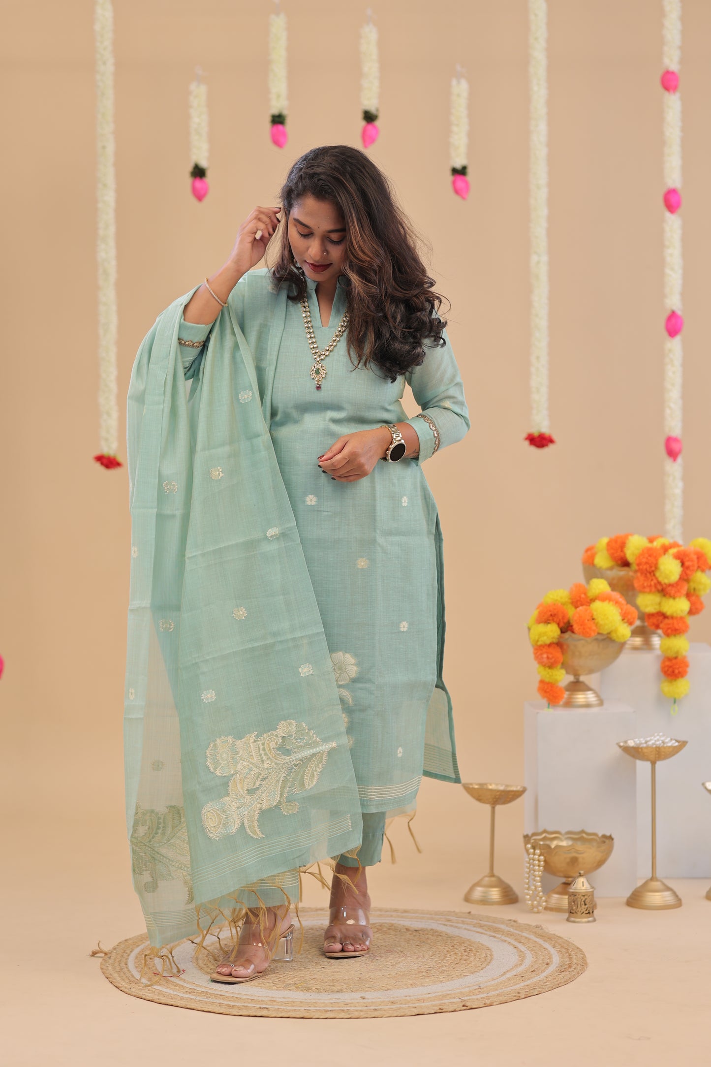 PREMIUM JHAMDHANI Blue