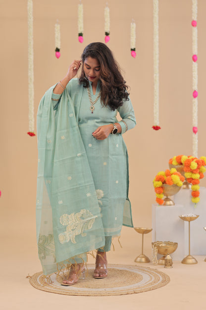 PREMIUM JHAMDHANI Blue