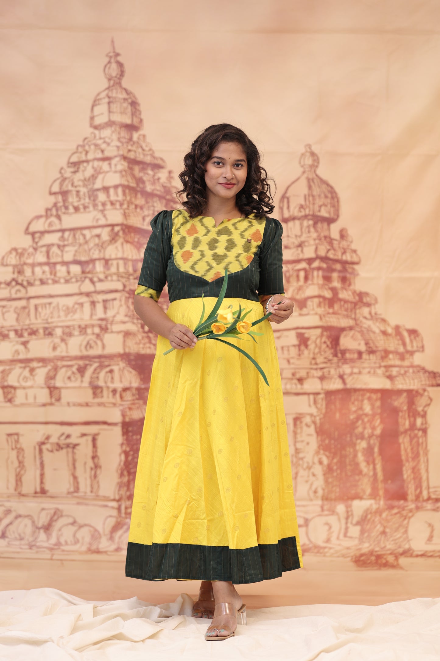 DUBION MAXI-MEENAKSHI-YELLOW