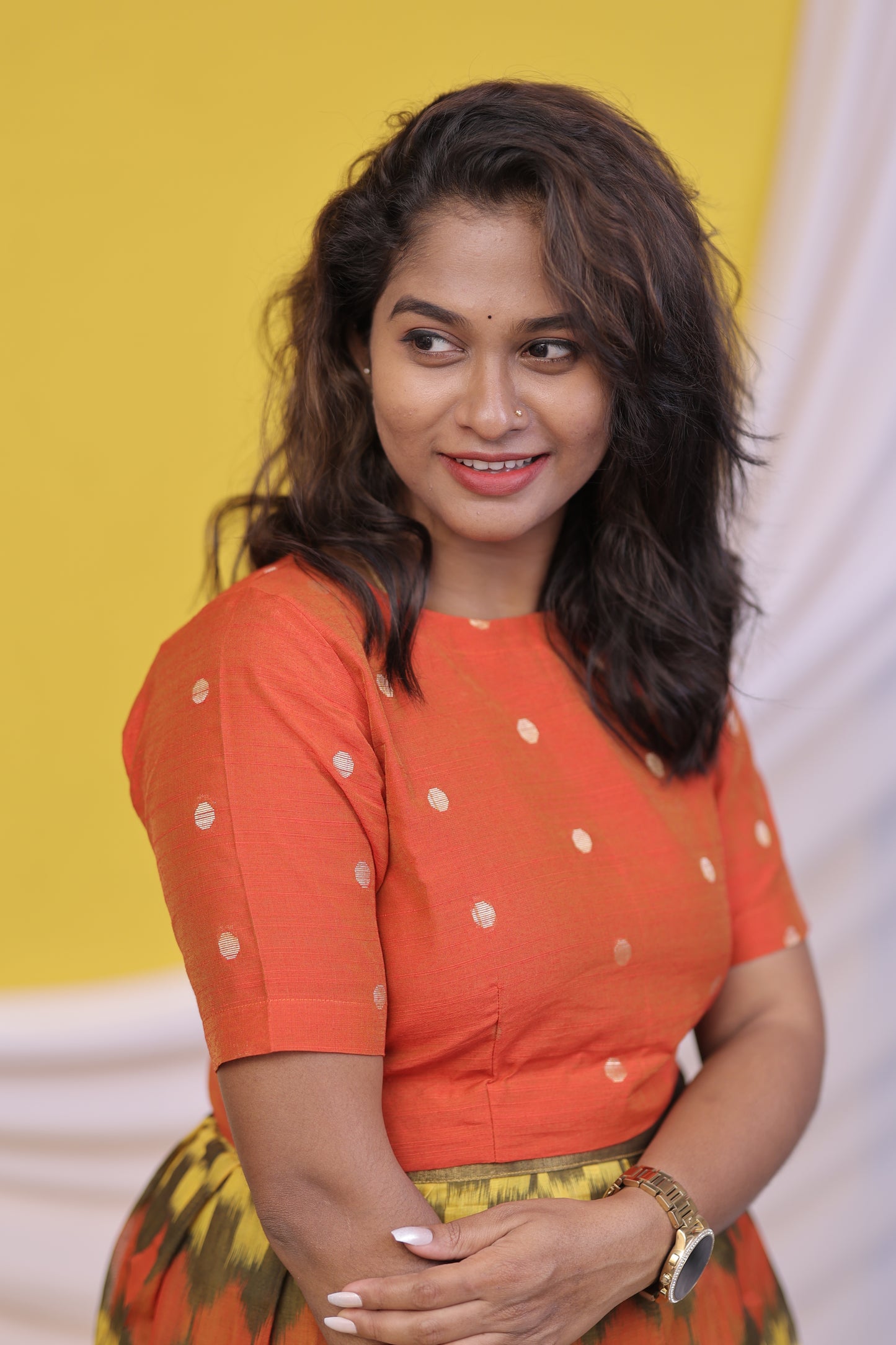 Preethi - orange yellow