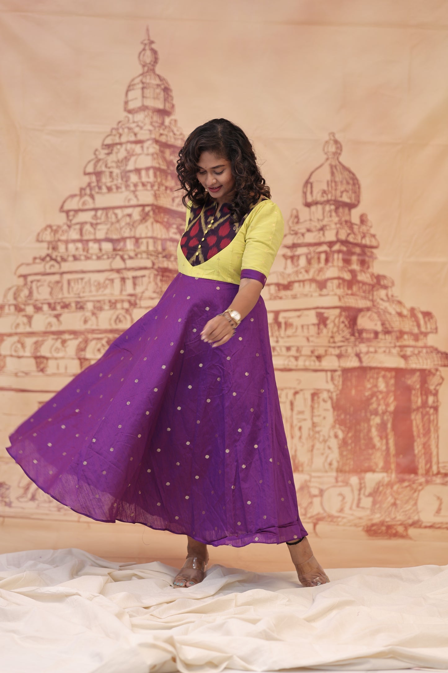 DUBION MAXI-MEENAKSHI-PURPLE