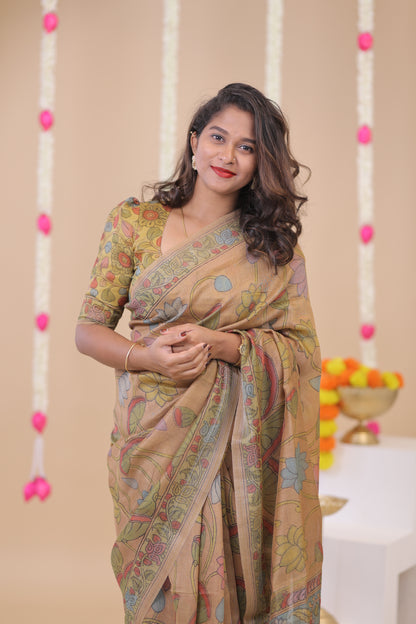 BOSSY GIRL-SAREE03-RUST