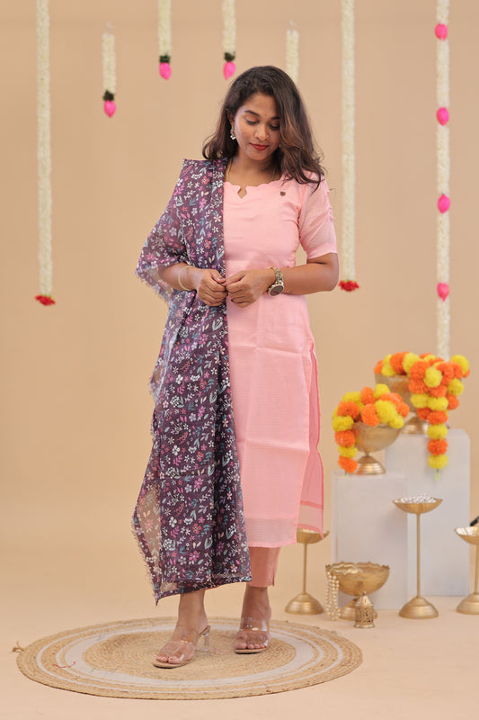 Rose milk  pink -KOTA set