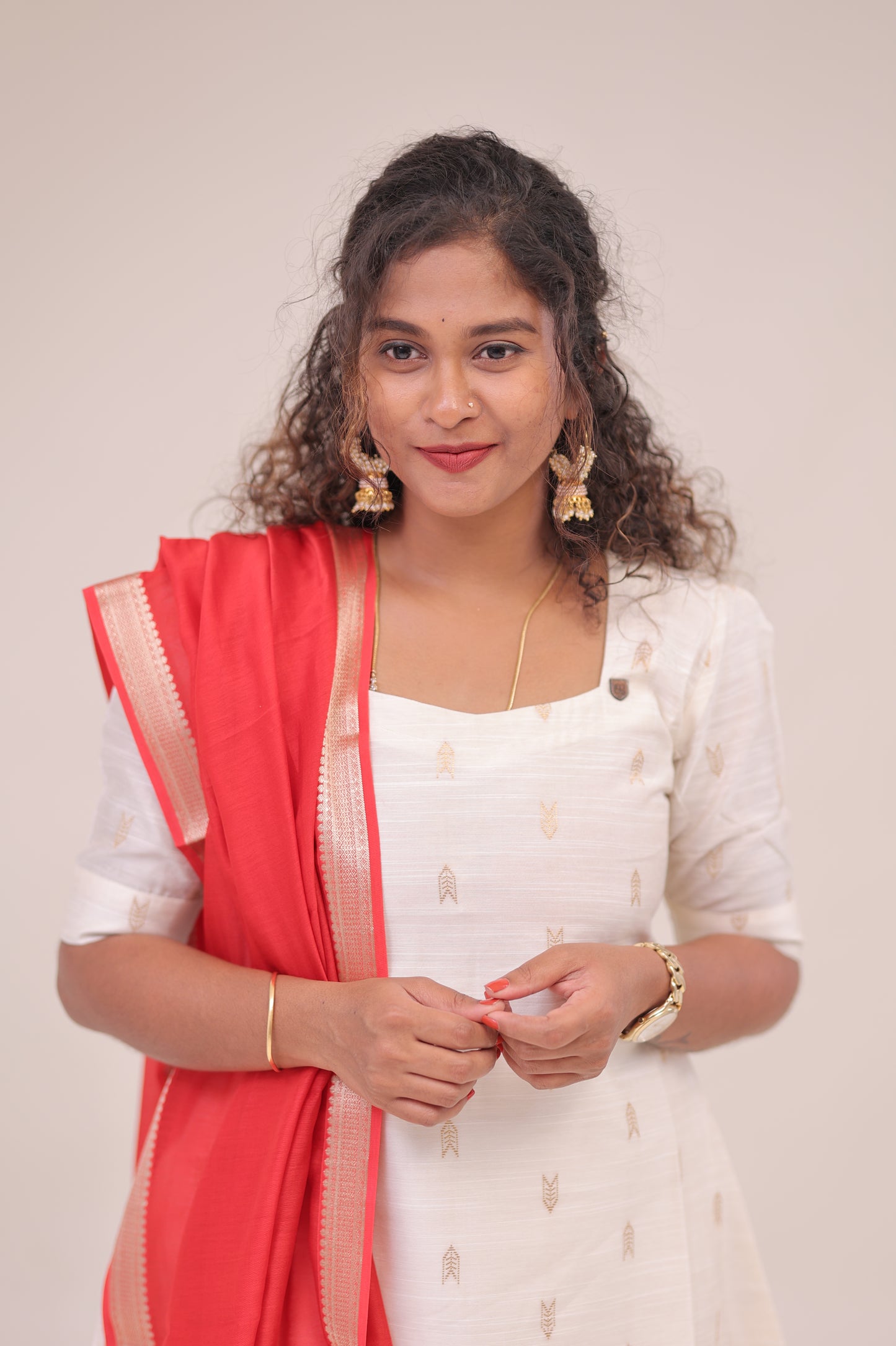 THUGIL - RAWSILK set - WHITE/RED
