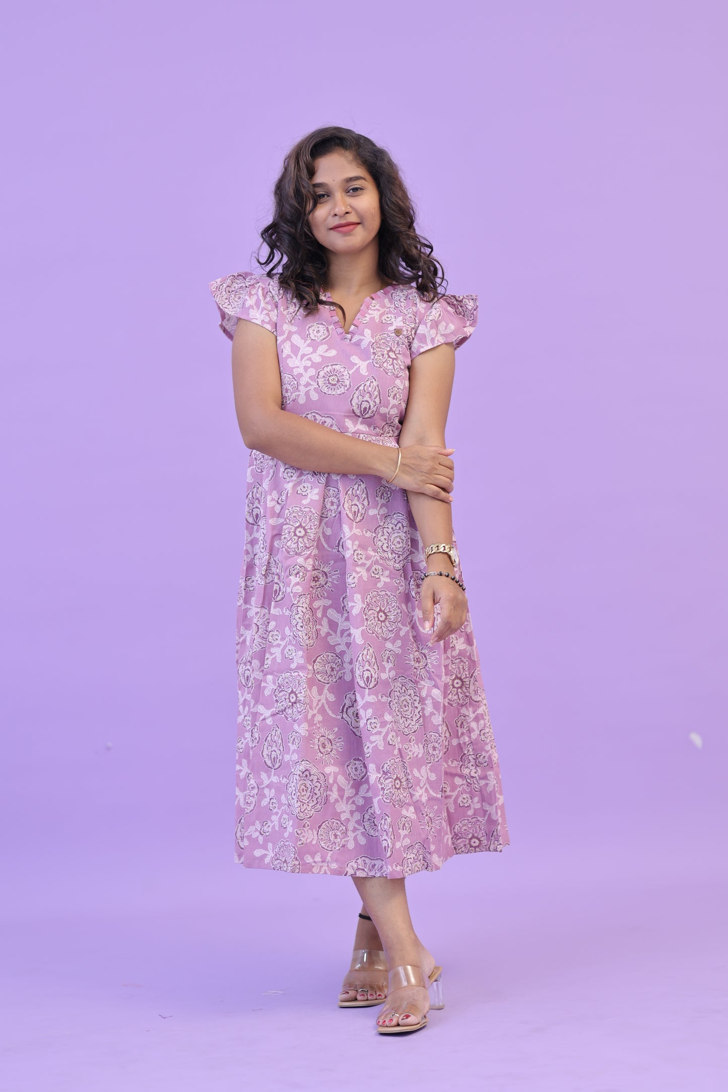 PIPING HOT - lavender duo-gown