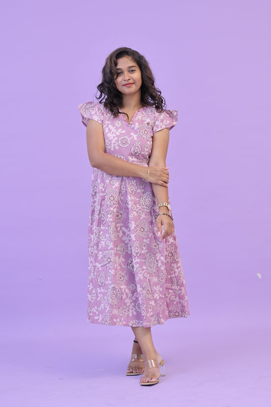 PIPING HOT - lavender duo-gown
