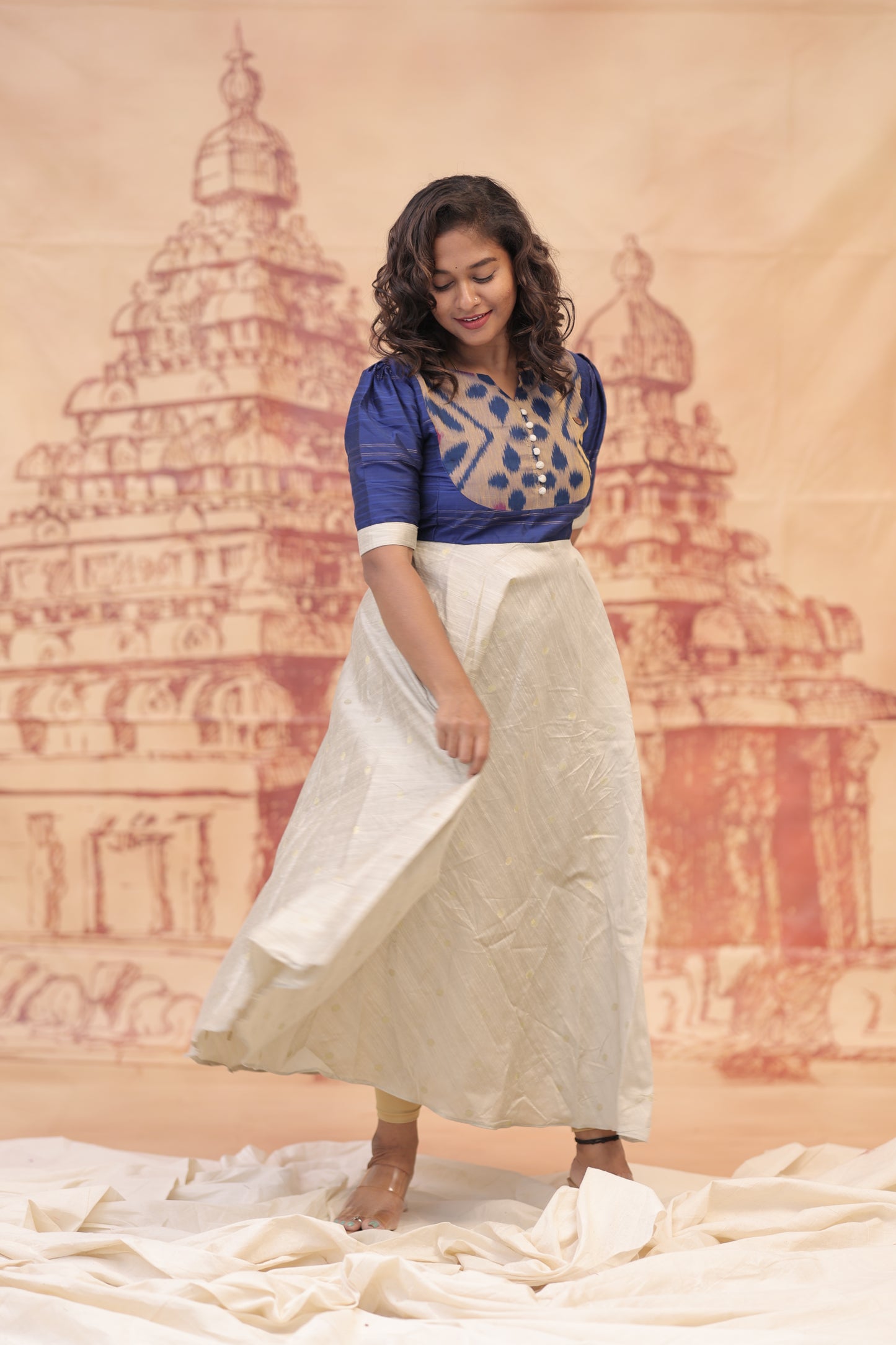 DUBION MAXI-MEENAKSHI -ROYAL BLUE