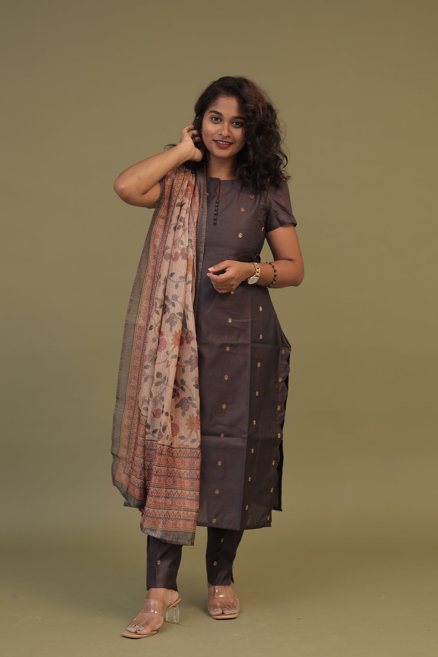 Chandrika - Tussar Kurti set