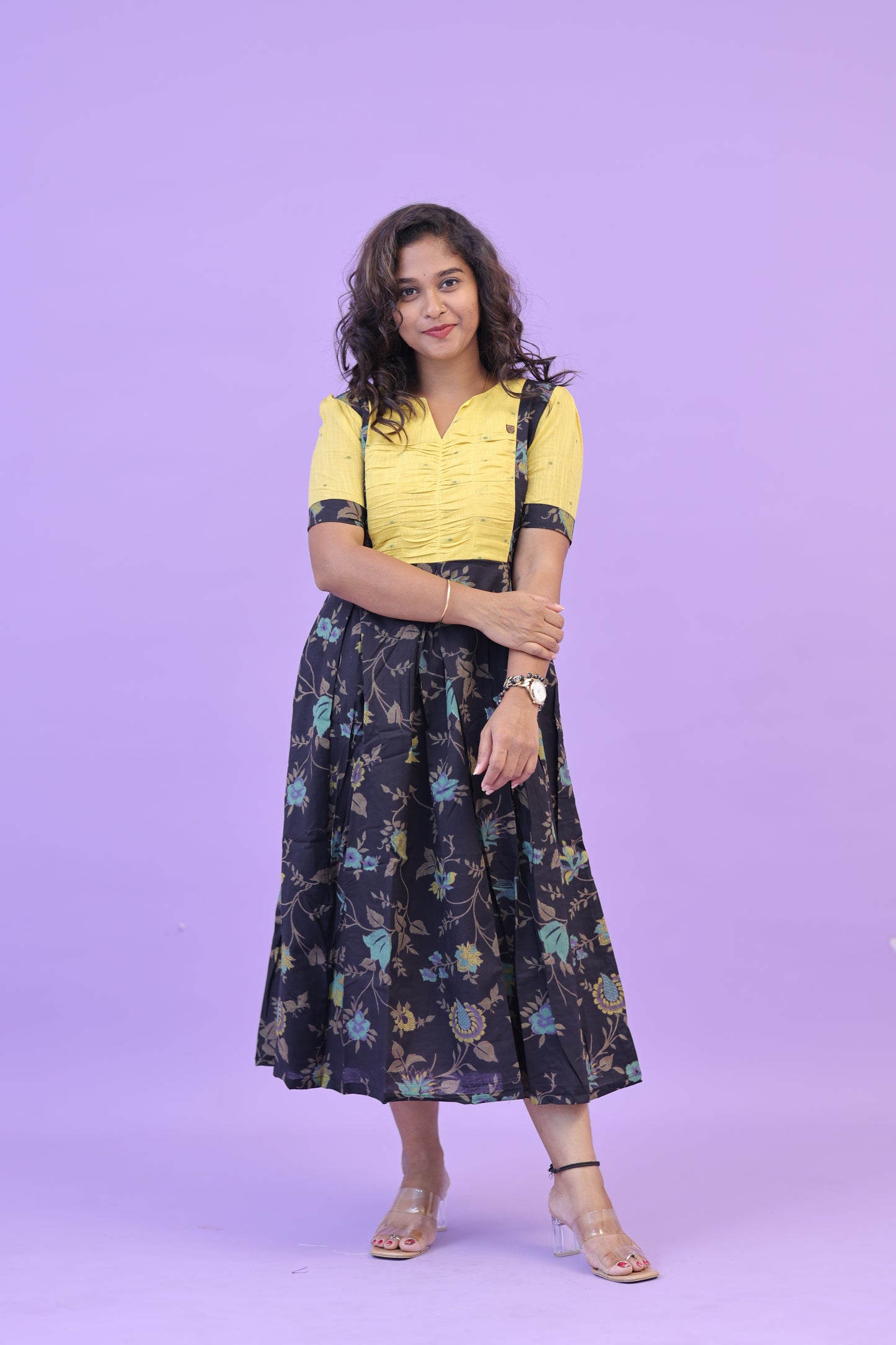 PIPING HOT - BLACK- gown