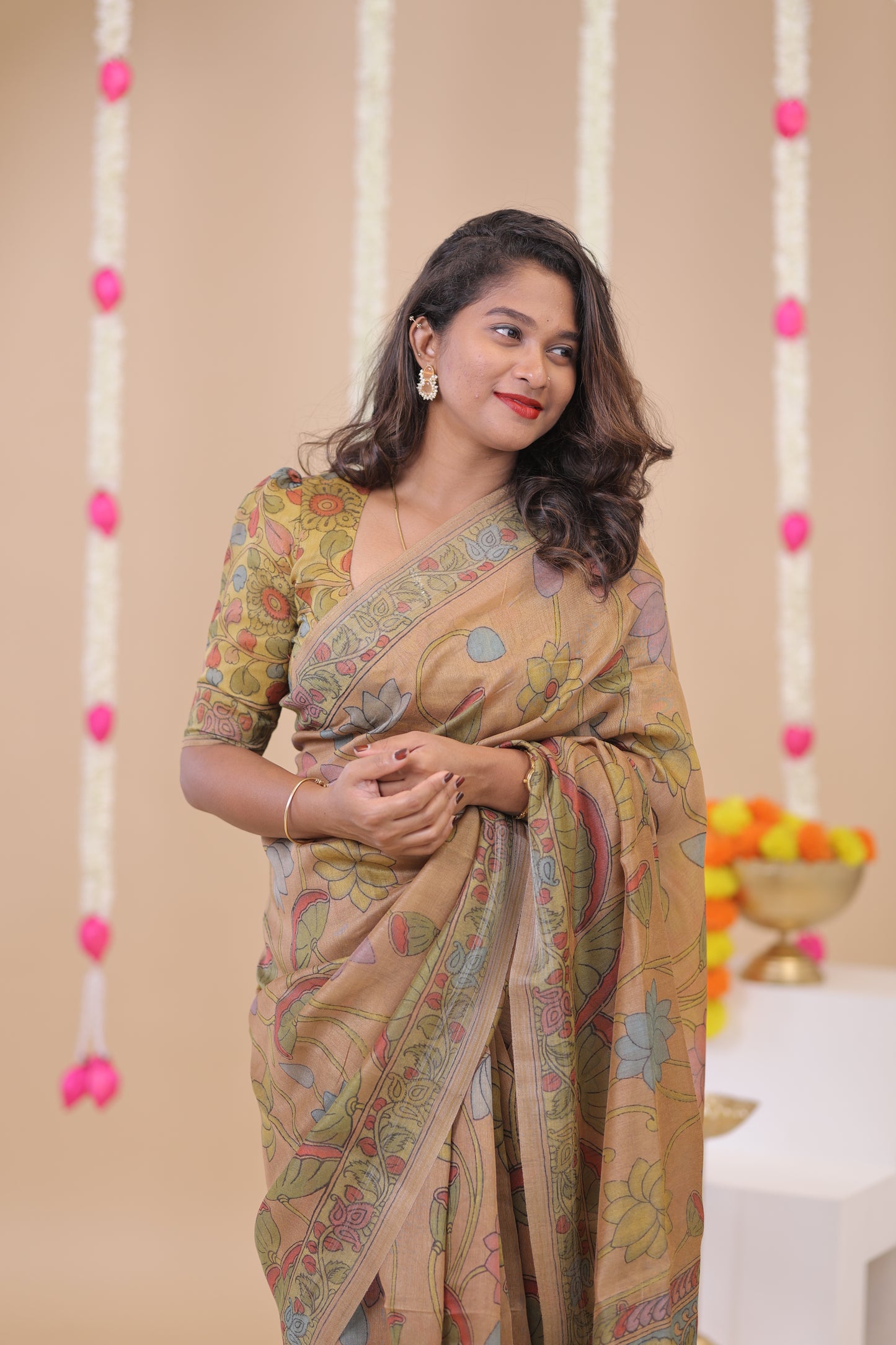 BOSSY GIRL-SAREE03-RUST