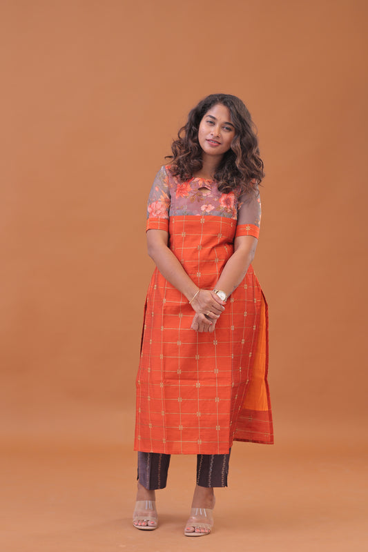 DUBION CO ORD - ORANGE