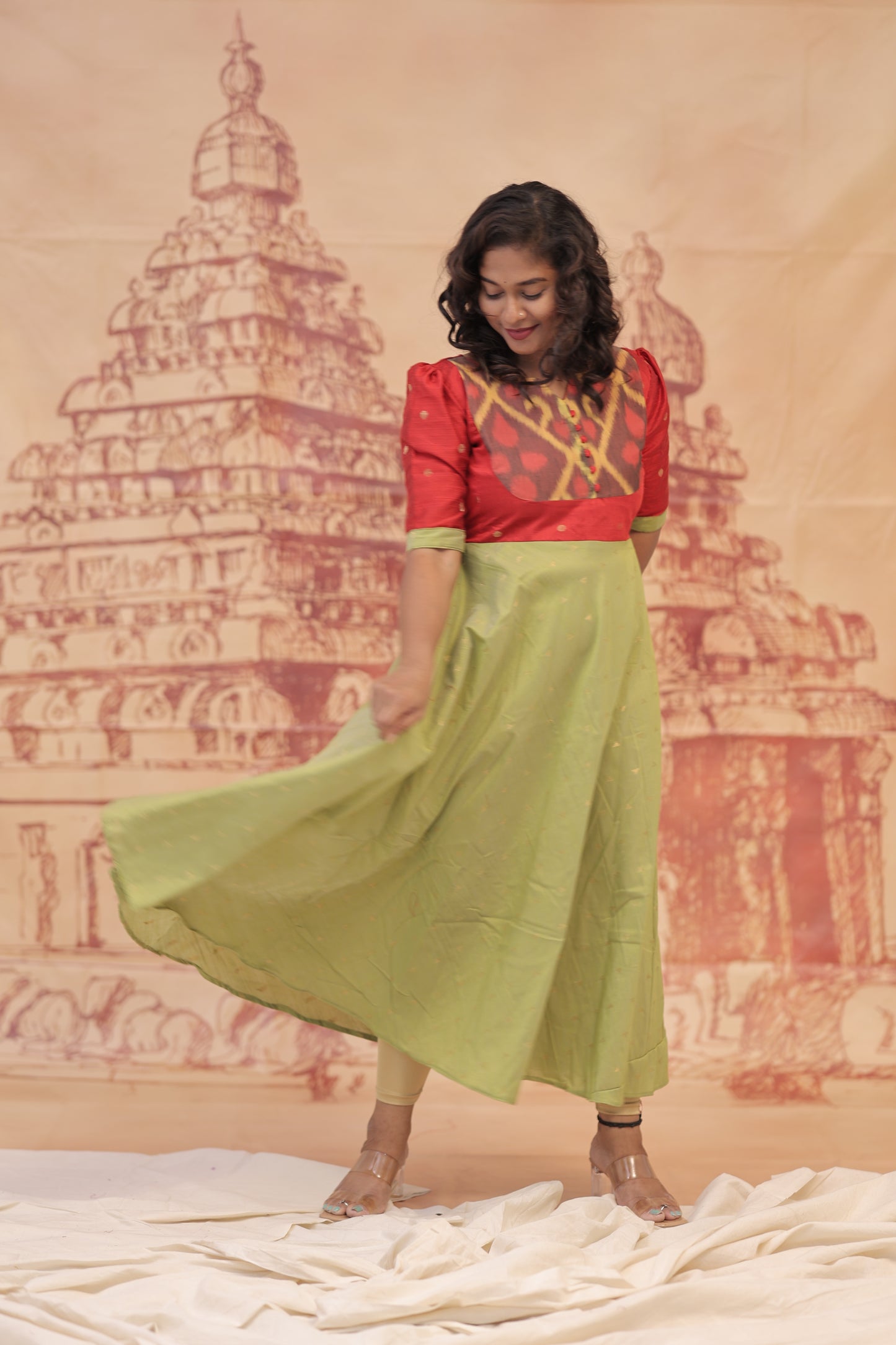 DUBION MAXI-MEENAKSHI -RED